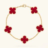 Clover Bracelet Red